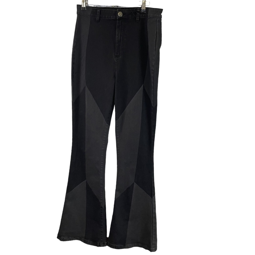 Nasty gal  Colorblock Fit and Flare jeans